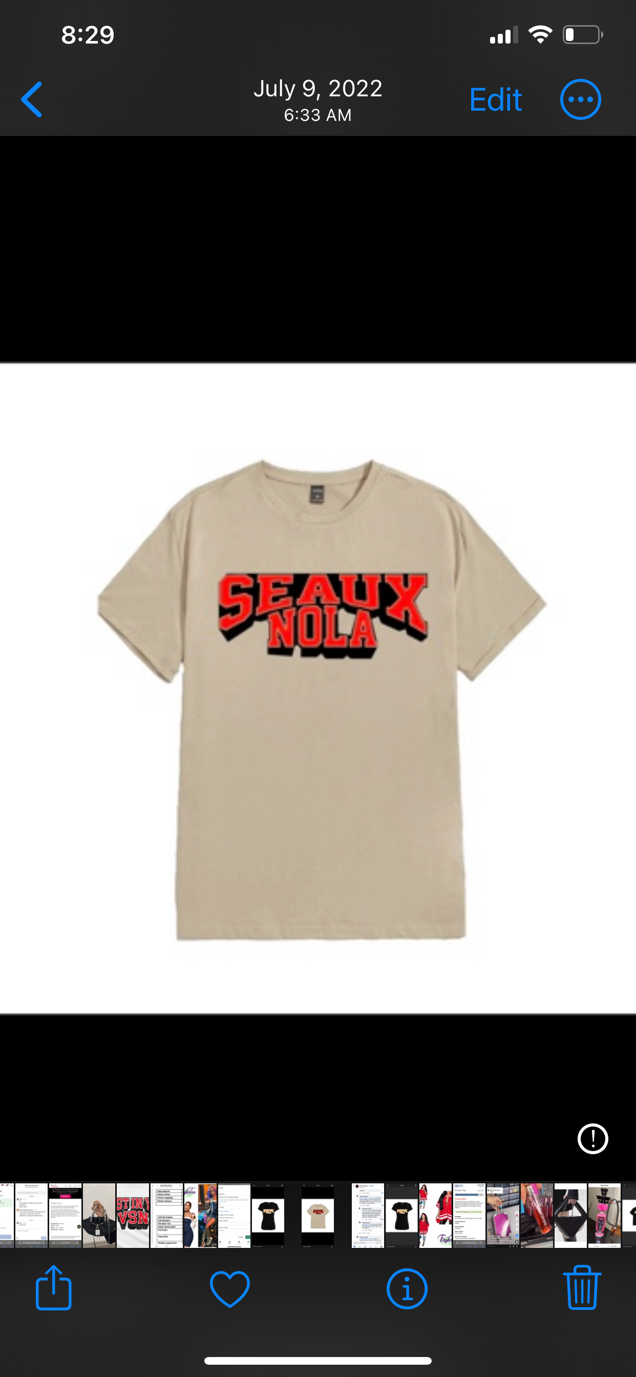 Seaux Nola Tees Fashion NOLA