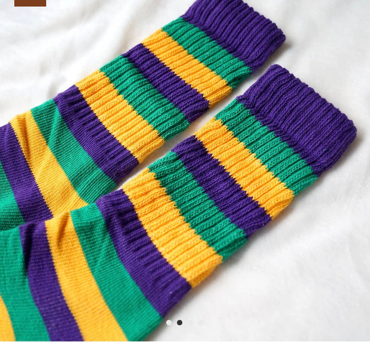 Mardi Gras Socks Fashion NOLA